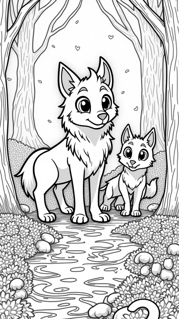 aphmau wolf coloring pages